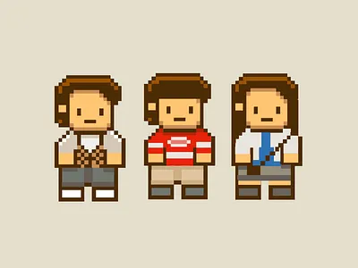 Ferris Buellers pixel art ferris buellers day off ferris buellers pixel art pixel pixel art pixel ferris bueller pixel person vector