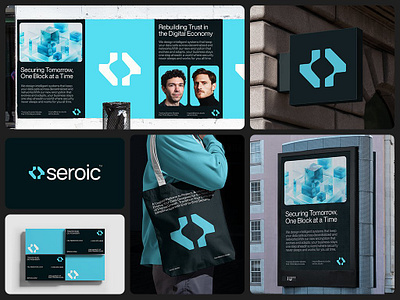 Seroic - Cybersecurity, Tech, Fintech, Logo branding app logo bitcoin logo branding brand book brand design brand guide brand identity branding crypto logo branding graphic design