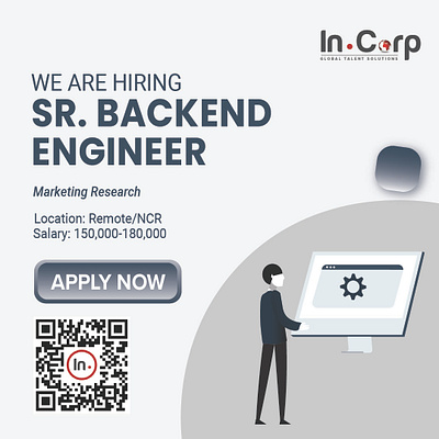 Recruitment Posting for Social Media & Website banner branding corporate design graphic design illustration layout recruitment social media vector web website