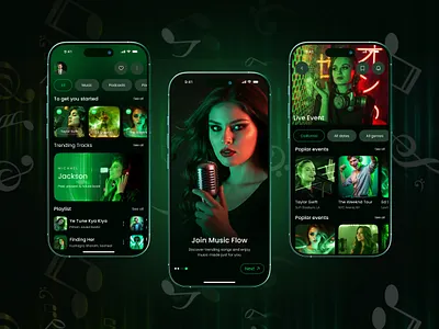 Music App UI/UX Design - Spotify android mobile app app design interface mobile mobile app mobile app design music music application music distribution music player music streaming player ui playlist song sound spotify streaming streaming app ui design ux