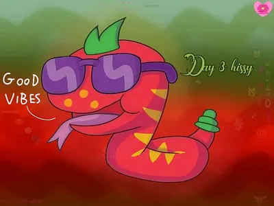 Week of snakes Day 3: hissy art post art tag digital art drawing fan art illustration