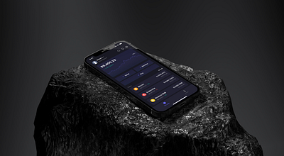 A Crypto Wallet Screen app design figma mobile ui ux