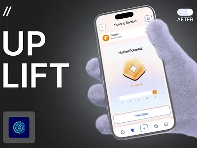 Startup Rating Mobile iOS App Design ai android app app design app design concept app interface dashboard dashboard design design ios mobile mobile app mobile ui modern design online product design scrolling startup ui ux