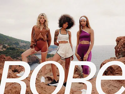 RORE - Active Wear Brand active wear apparel brand brand identity branding fashion fitness logo sport women yoga