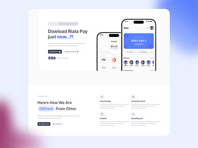 Riala Website Collage app branding design graphic design illustration ui ux vector