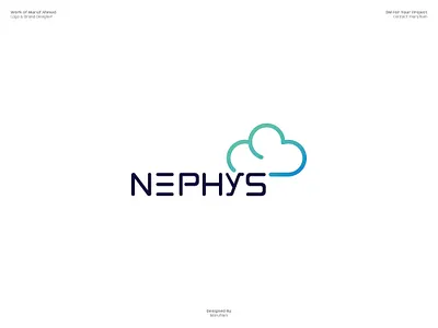 NEPHYS Logo design. adobe illustrator brand identity brand logo branding guidelines branding mockup custom logo dribbble logo design logo design branding logo designer logo presentation logomark logos logotype marufiam modern logo saas tech visual identity