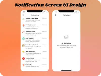 Notification Screen UI Design alert design app interface app layout clean ui creative ui daily updates screen figma design message notification minimal interface mobile app ui mobile ui concept modern app design modern design notification screen push notification responsive design simple design sleek interface ui ux design user experience