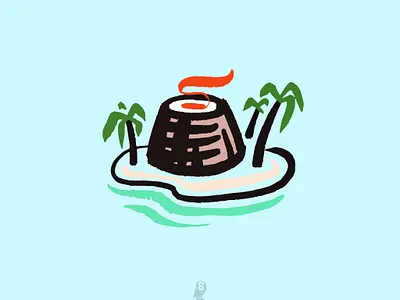 Ostry ostrov asia eat island spicy sushi volcano