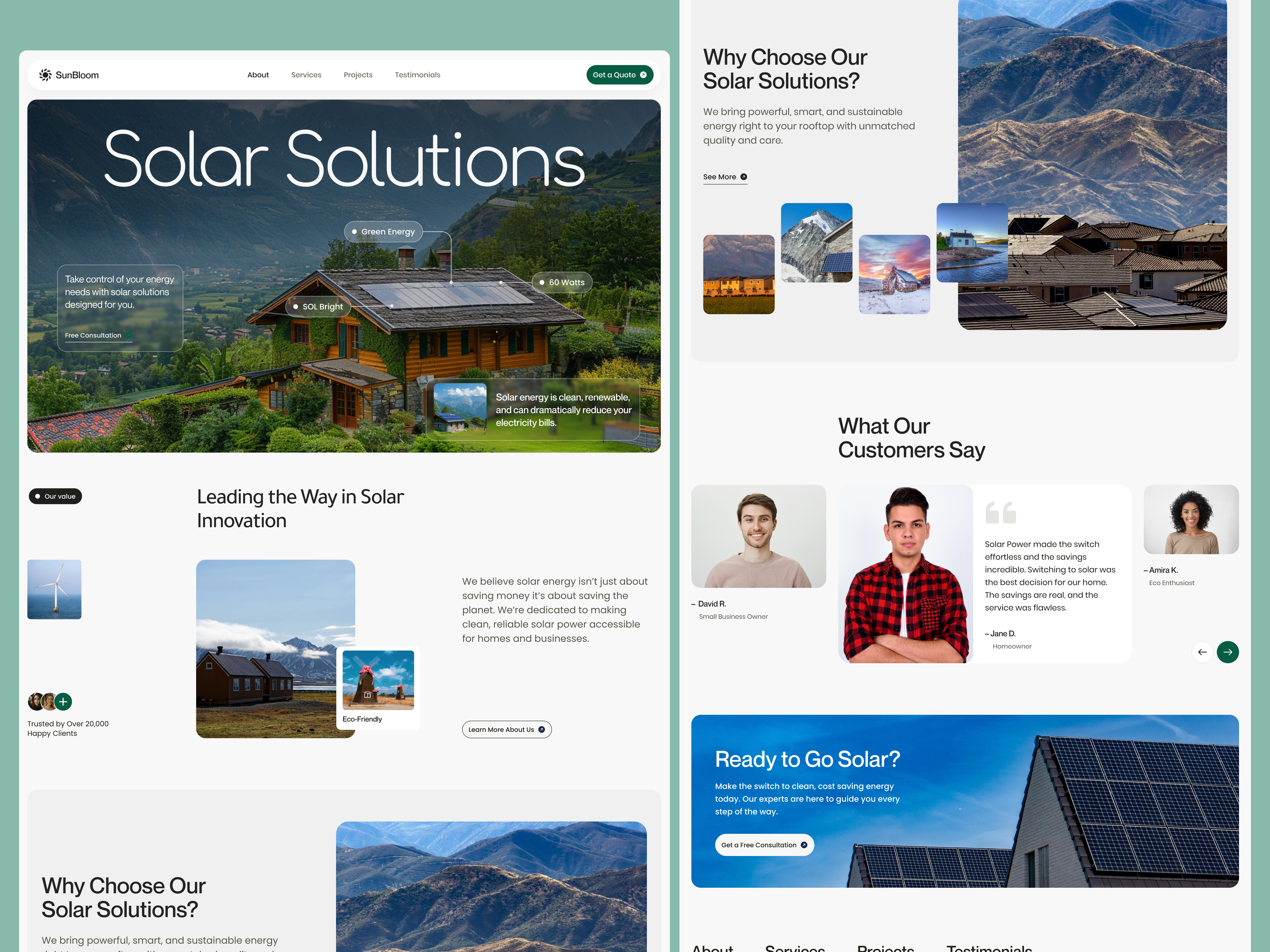 Example of Custom Webflow Website Design