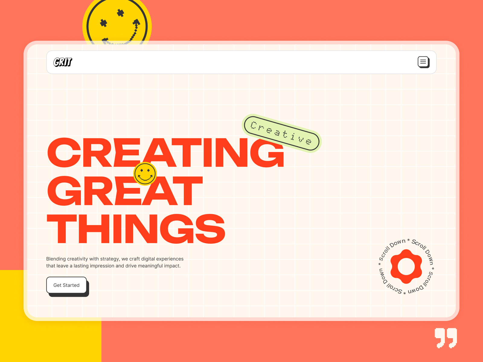 Grit — Creative Digital Agency WordPress Theme agency portfolio agency theme branding creative studio design design agency digital agency drag and drop marketing teams multipurpose theme portfolio theme responsive design service based business wordpress wordpress theme