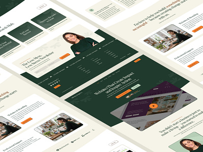 Personal website design for - Ellis Ray Design design agency graphic design landing page landingpage design minimal modern ui ux web web design website design