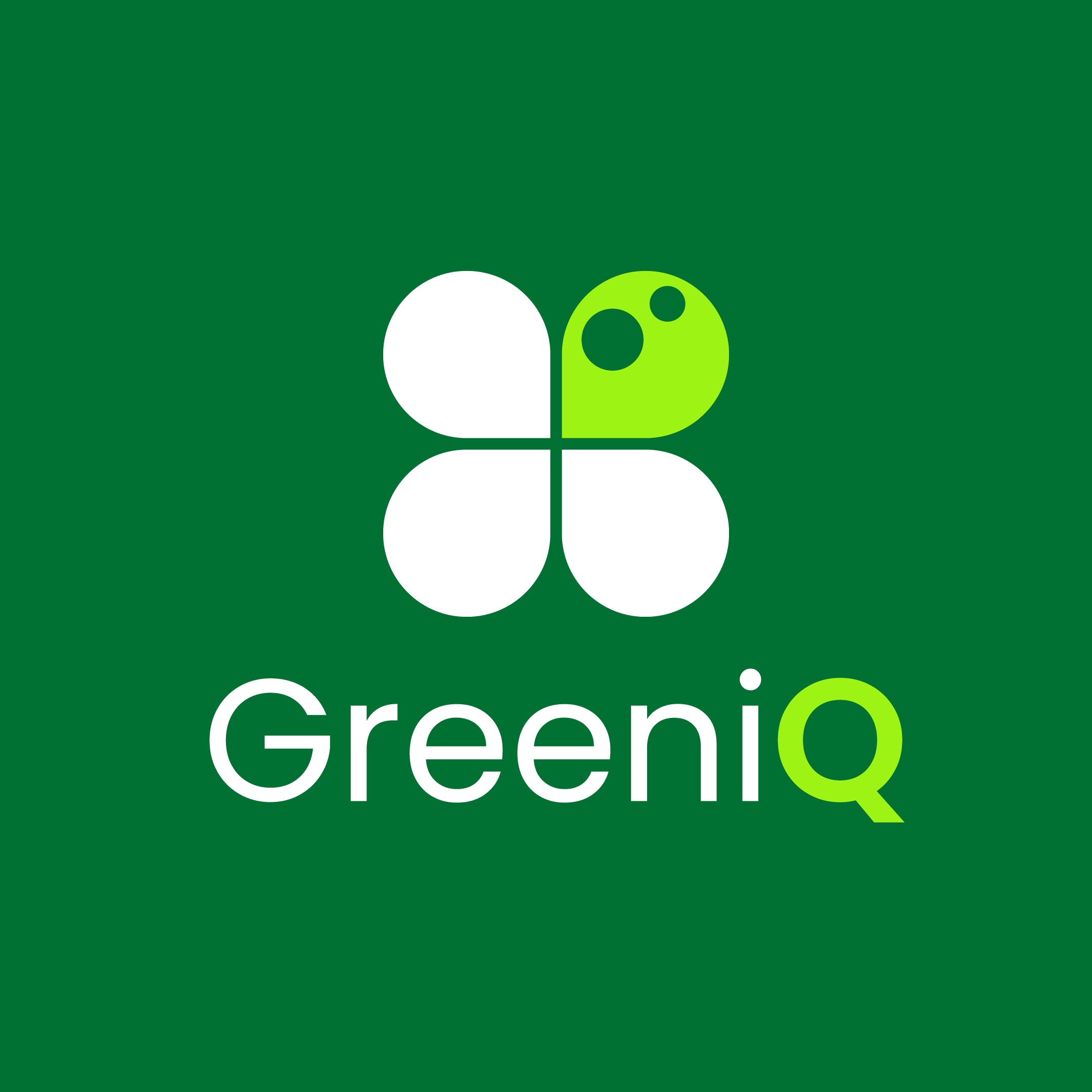 GreenQ eco friendly logo design branding custom logo graphic design illustration logo typography