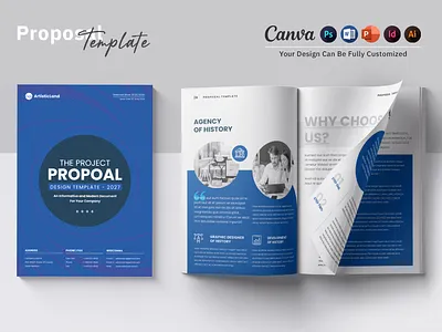 Proposal Template | Canva branding brochure brochure template business business proposal canva canva presentation canva proposal canva slides canva template company infography company proposal graphic design infography proposal proposal design proposal template template whitepaper whitepaper template