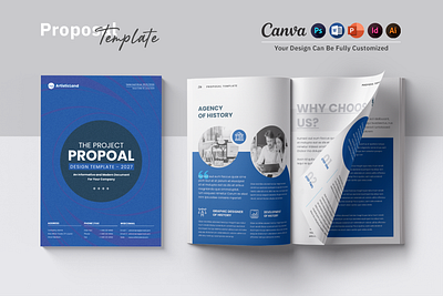 Proposal Template | Canva branding brochure brochure template business business proposal canva canva presentation canva proposal canva slides canva template company infography company proposal graphic design infography proposal proposal design proposal template template whitepaper whitepaper template