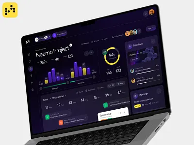 AI-Driven Task Management Platform ai analytics dashboard management outcrowd platform statistic task ui ux uxui web web design web platform