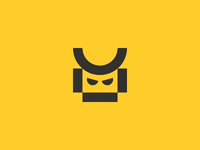 SAMURAI GEOMETRIC MODERN LOGO DESIGN CONCEPT branding business logo company logo design graphic design logo logo design vector