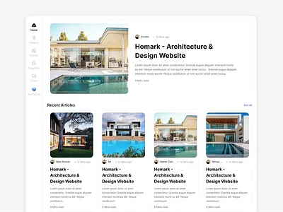 Real Estate Articles UI