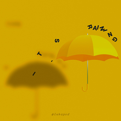 It's raining type 2d animation ae after effects animated gif animation gif illustration kinetic kinetic typography motion motion design typography