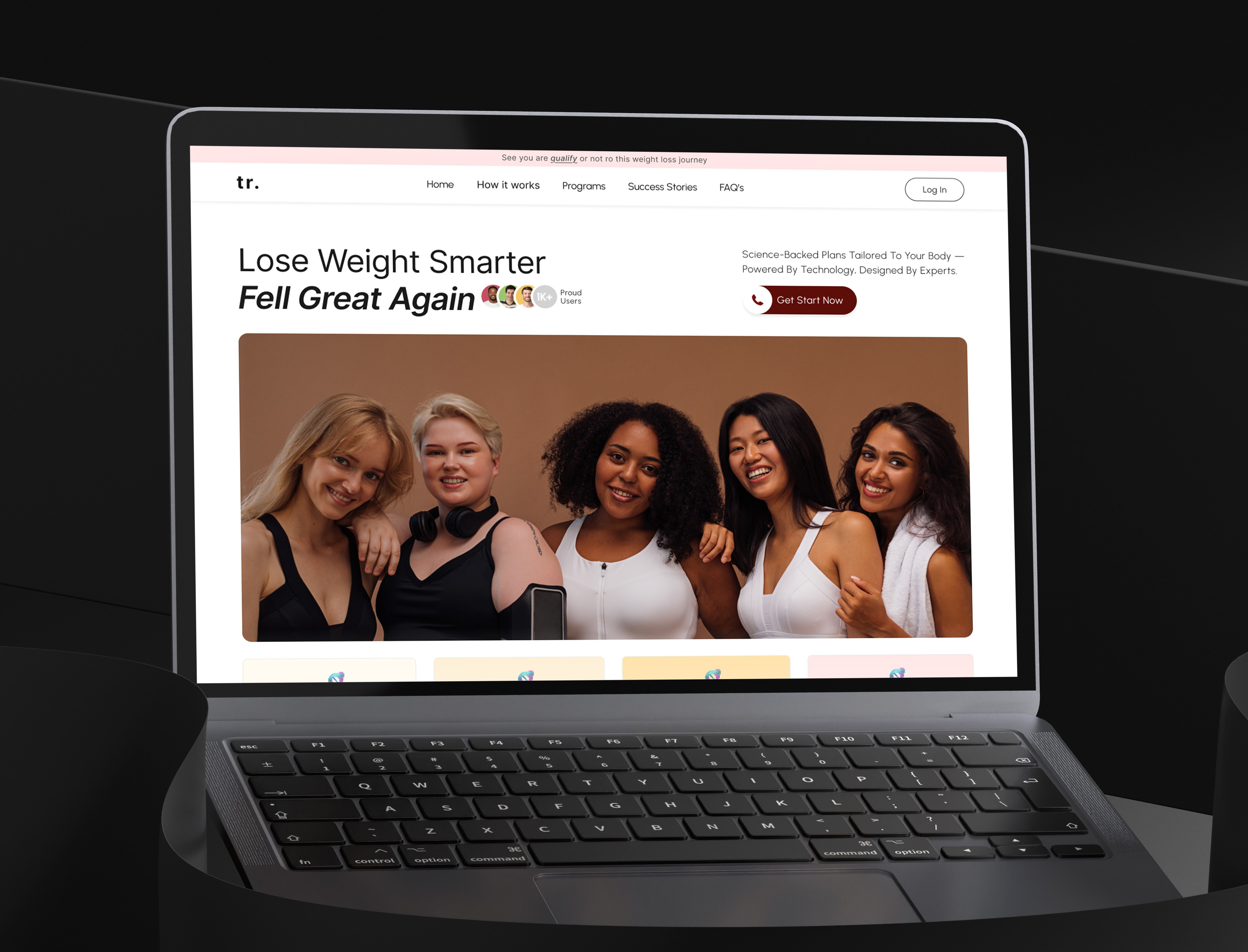 Weight Loss Website Hero e commerce e commerce website fitness website health website telehealth telehealth and wellness telehealth website weigh loss weight loss website wellness wellness website