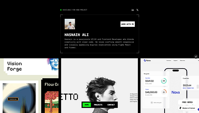 Personal Portfolio Website – Day 10 Framer Build branding clean ui creative design developer portfolio framer framer design frontend modern design motion graphics personal website portfolio responsive design ui web design