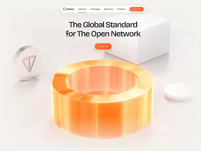 Bastion 3d branding cards clean crypto design system fintech icons information architecture minimal mobile motion product design responsive the open network ton trust ui ux web design