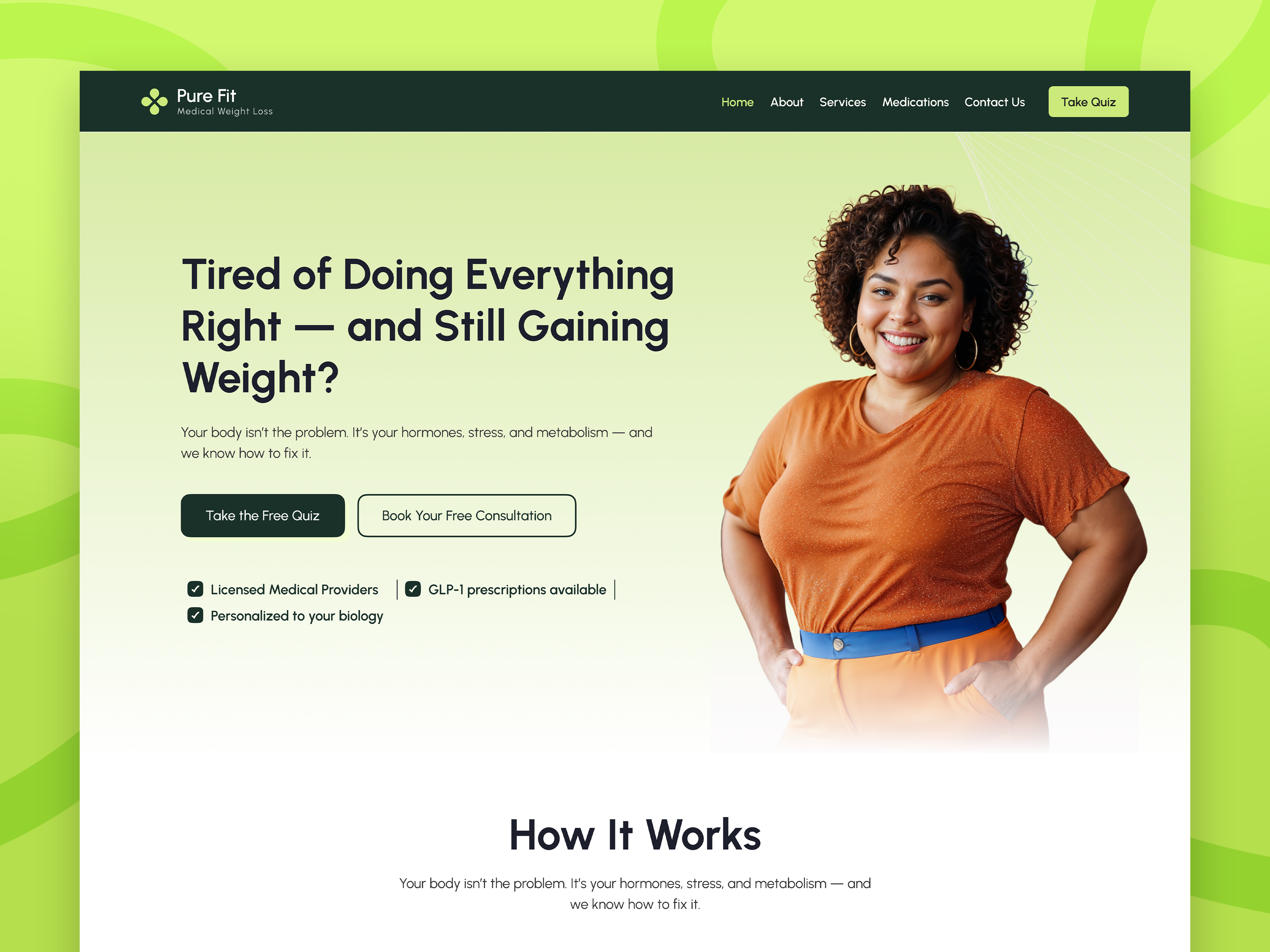 Pure Fit - Fitness Website branding custom website design figma design figma website fullstack development graphic design logo ui ui ux design user interface design web design webflow design webflow development website design