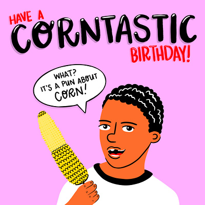It's Corn! illustration procreate