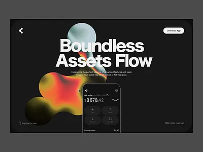 The Coin product page app crypto crypto wallet design digital fintech investment landing product page product page design product presentation ui ui design ux ux design web web design website