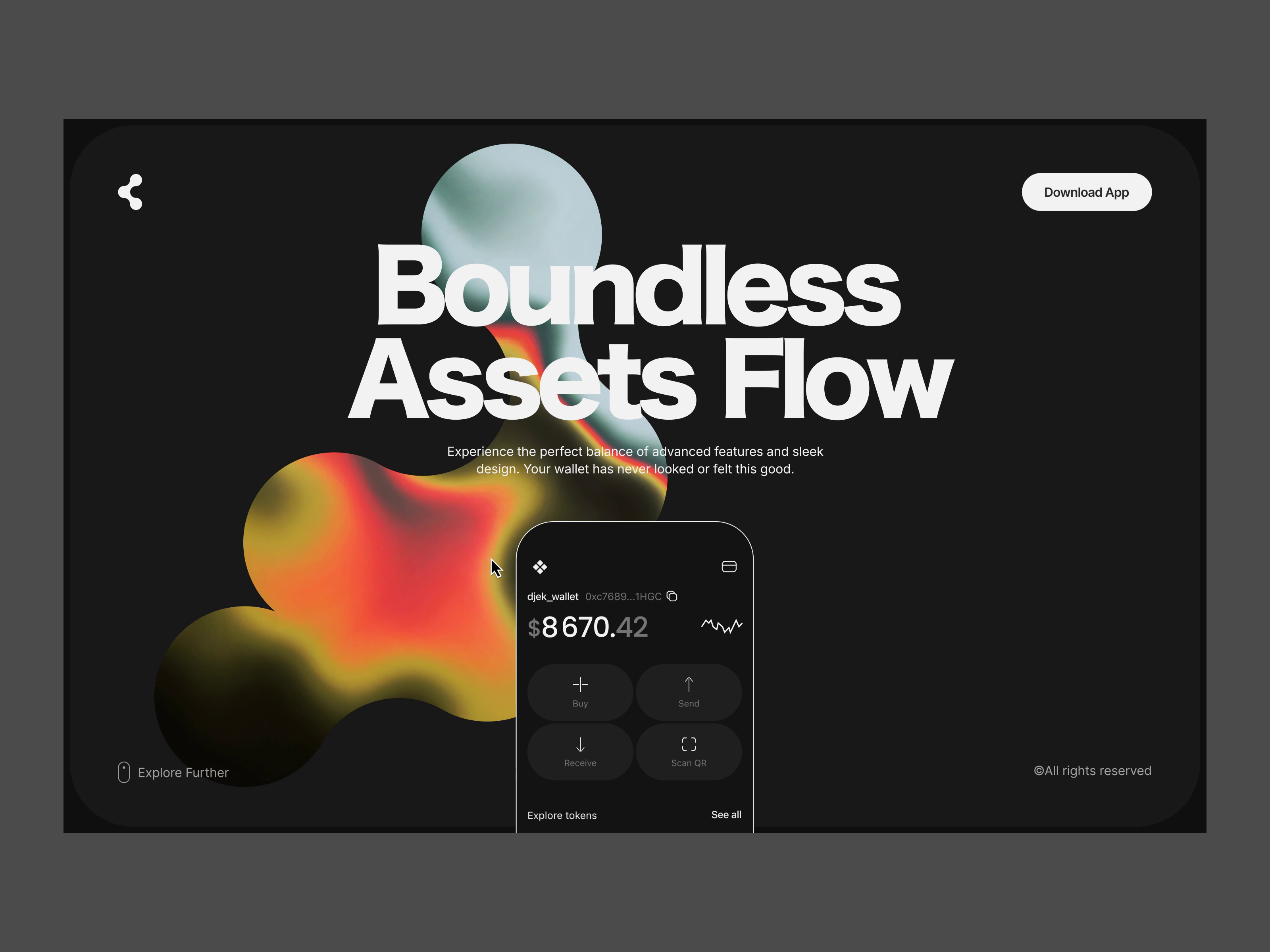 Example of The Coin product page
