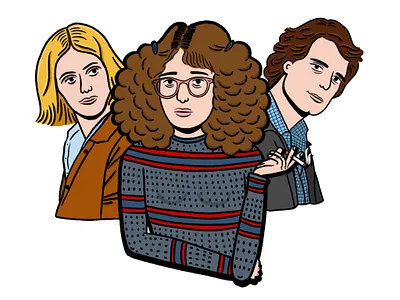 Girlfriends (1978, dir. Claudia Weill) illustration procreate