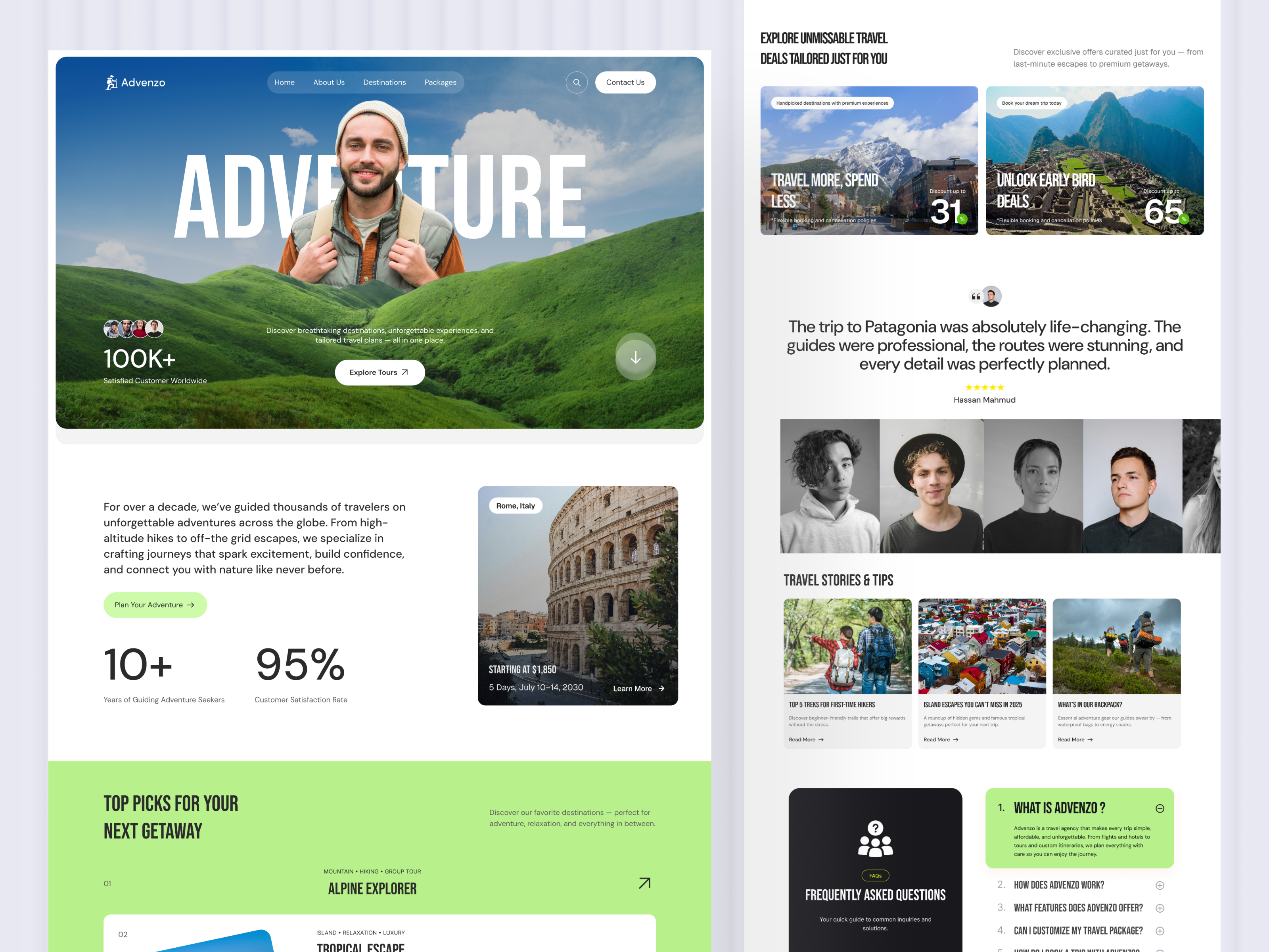 Example of Custom Website Design