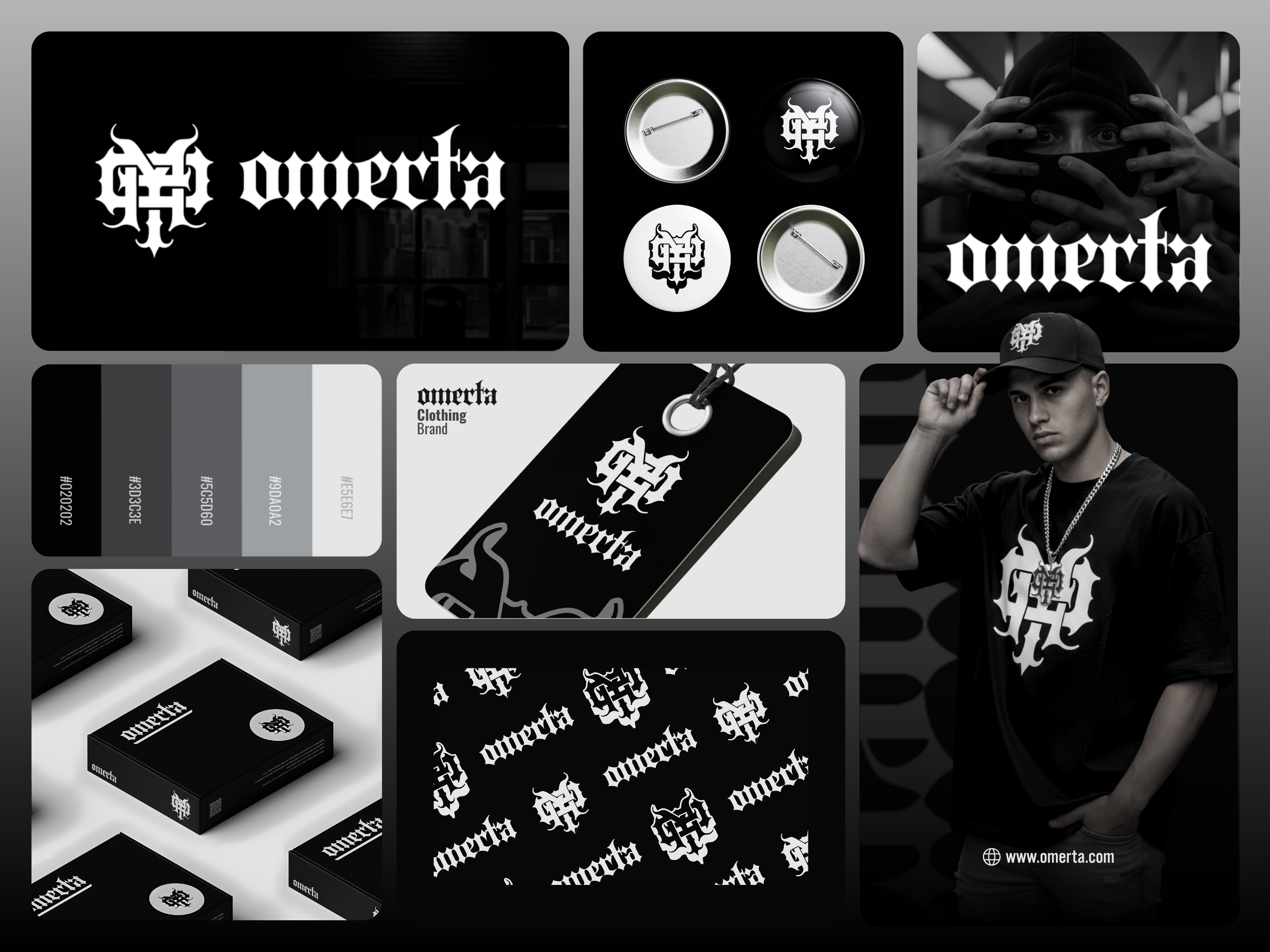 Example of Clean & Consistent Fashion Branding