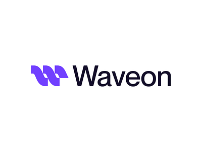 Waveon brand branding design earn earning finance financial fintech icon logo logodesign minimal tech technology w letter wave
