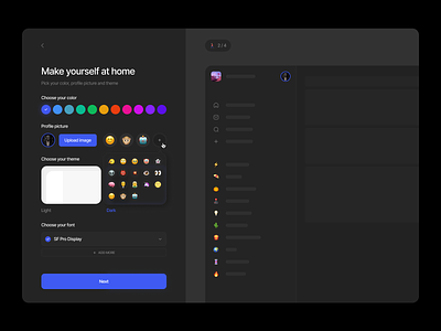 Workspace - App app clean dark theme dashboard design light dark ui product design ui user experience user interface user interface design user interview ux