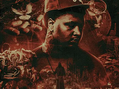 Album art design album art collage cover art design graphic design mixed media