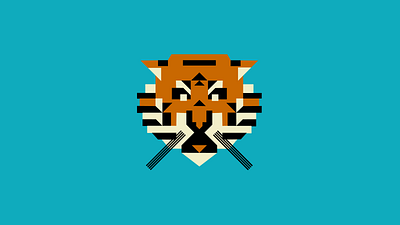 Tiger 2022 3d animal animation branding cat design esports face graphic design illustration logo logotype mascot logo motion graphics tiger ui vector