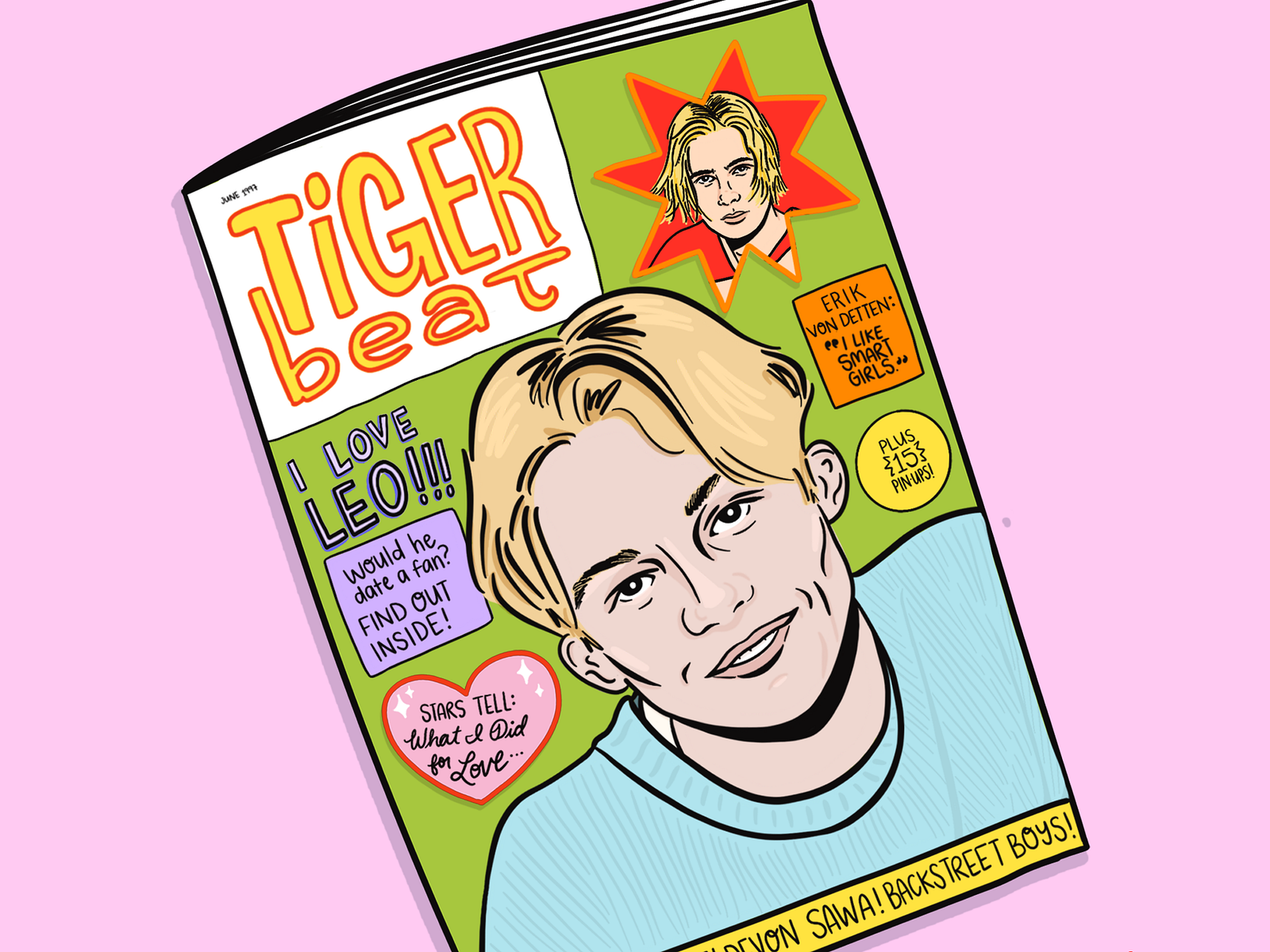 Tiger Beat by Courtney LeSueur on Dribbble