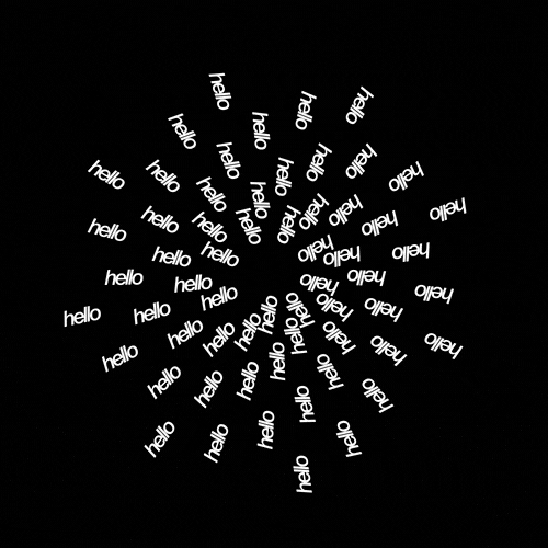 061125A 2d design kinetic letters motion type