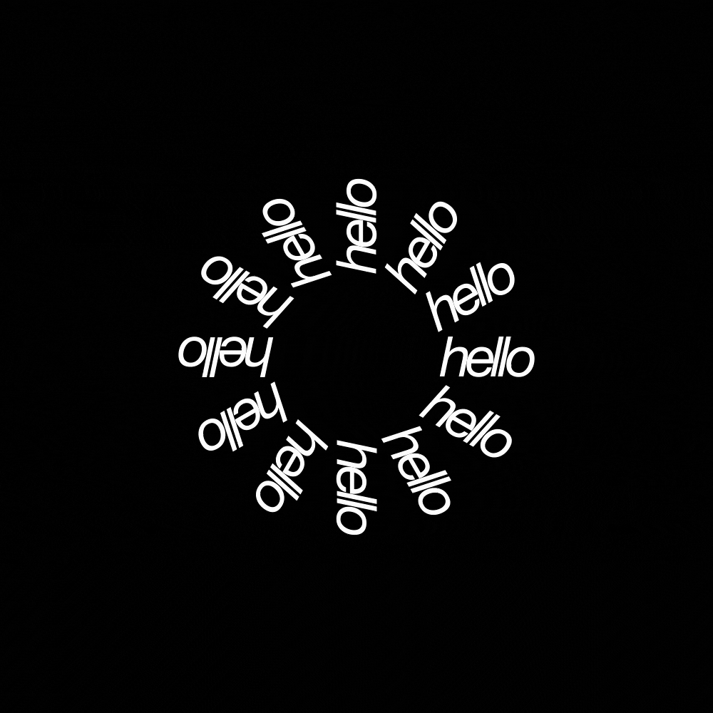 061125B 2d animation colours design flat kinetic type letters motion ui