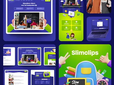 Slimclips bento presentation 3d animation belgium bento branding brussels graphic design illustration learning logo motion graphics schools ui ux video