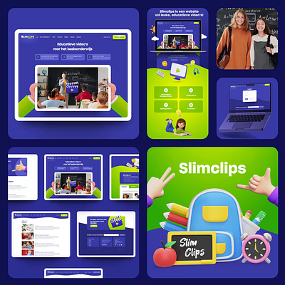 Slimclips bento presentation 3d animation belgium bento branding brussels graphic design illustration learning logo motion graphics schools ui ux video