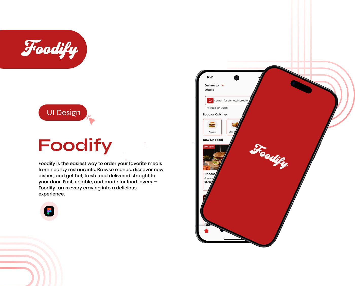 Foodify App UI Design ui