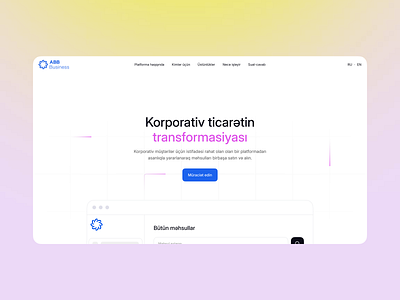 B2B marketplace animation b2b clean figma marketplace minimalism motion motion graphics prototype prototyping ui ux web webdesign
