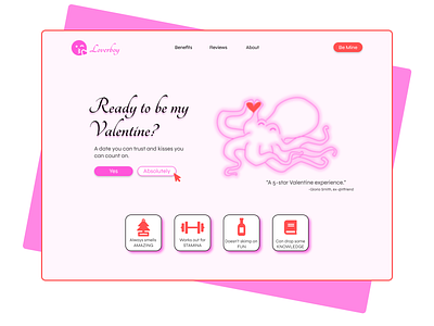 Weekly Warm-Up: eValentine Card ui user interface web design