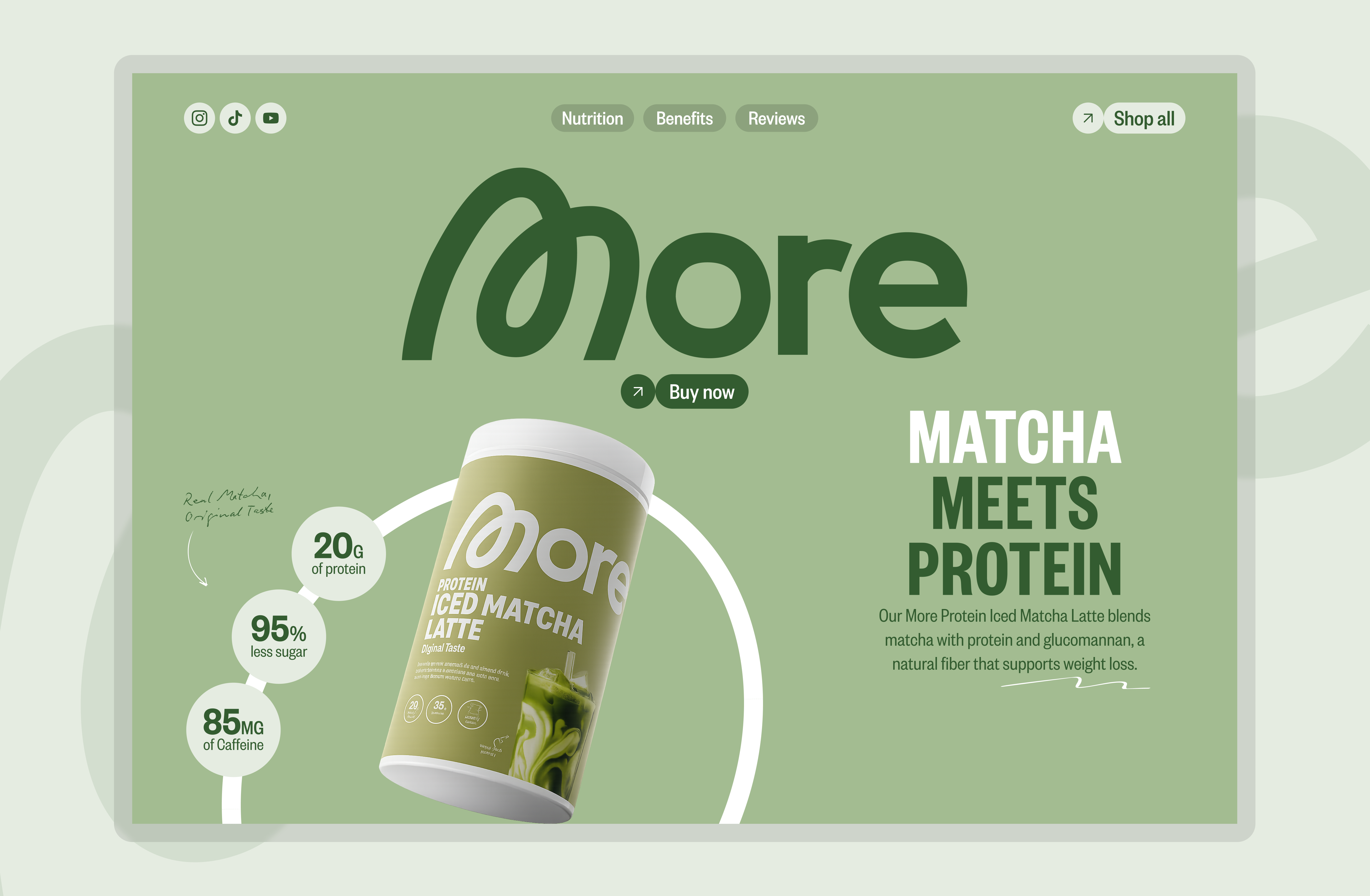 Example of Landing Page UI & Development