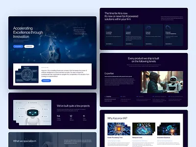 Brand site concepts design illustration landing page landing page design ui ui design ux ux design web design