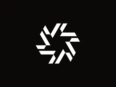 Rotating Asterisk Logo for Sale abstract behance branding branding and identity clean design dribbble experiment exploration for sale graphic design identity logo logo design minimal modern rotating rotation tech