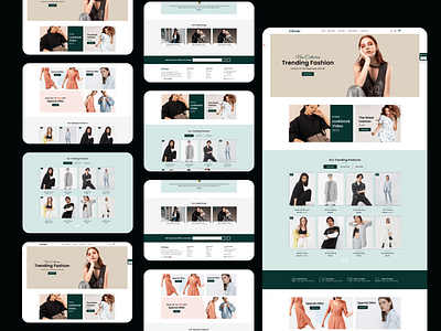 💻 Modern E-commerce Web Design — Clean, Responsive & Conversion animation branding design graphic design illustration logo motion graphics ui ux vector