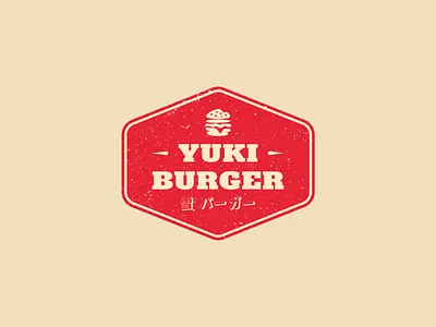 Yuki Burger / Logo design bar beer brand identity branding burger cafe coctail graphic design japan logo logotype modern restaurant retro