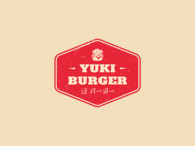 Yuki Burger / Logo design bar beer brand identity branding burger cafe coctail graphic design japan logo logotype modern restaurant retro